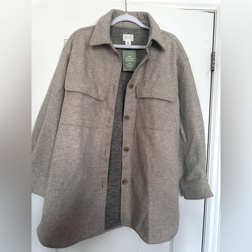 H&M oversized shacket